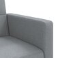 vidaXL Sofa-lova su pagalvėlėmis, šviesiai pilkos spalvos, audinys цена и информация | Sofos | pigu.lt
