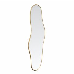 Sieninis veidrodis vidaXL, auksinis kaina ir informacija | Veidrodžiai | pigu.lt