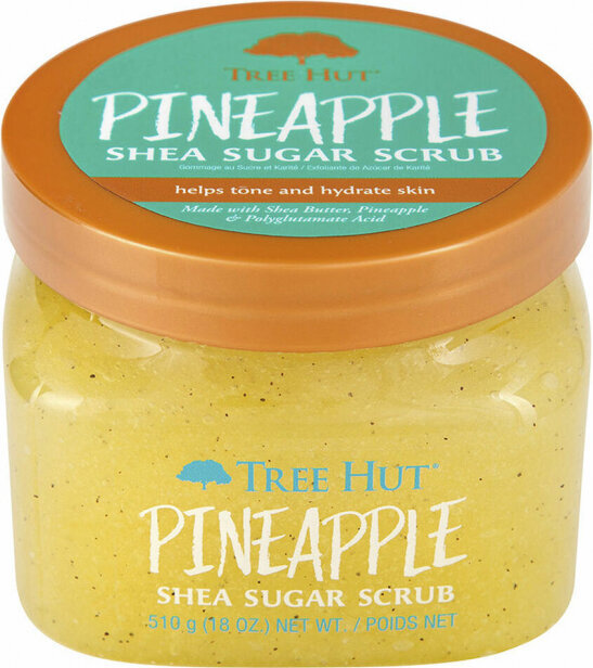 Kūno šveitiklis Tree Hut Body Exfoliator Pineapple, 510 g цена и информация | Kūno šveitikliai | pigu.lt