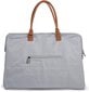Mamos reikmenų krepšys Childhome Mommy bag, pilkas/baltas цена и информация | Vežimėlių priedai | pigu.lt