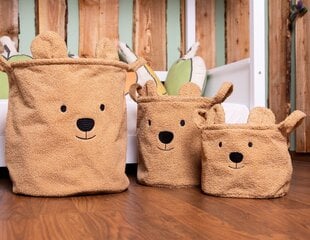 Набор корзин для хранения вещей и игрушек Childhome Teddy, 3 шт. цена и информация | Тумба с ящиками Versa | pigu.lt