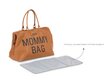 Mamos krepšys Childhome Mommy bag, Leatherlook brown kaina ir informacija | Vežimėlių priedai | pigu.lt