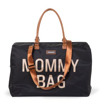 Сумка для мамы Childhom MOMMY BAG, Черная с золотым цена и информация | Аксессуары для колясок | pigu.lt