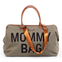 Mamos krepšys Childhome Mommy bag, Canvas khaki kaina ir informacija | Vežimėlių priedai | pigu.lt