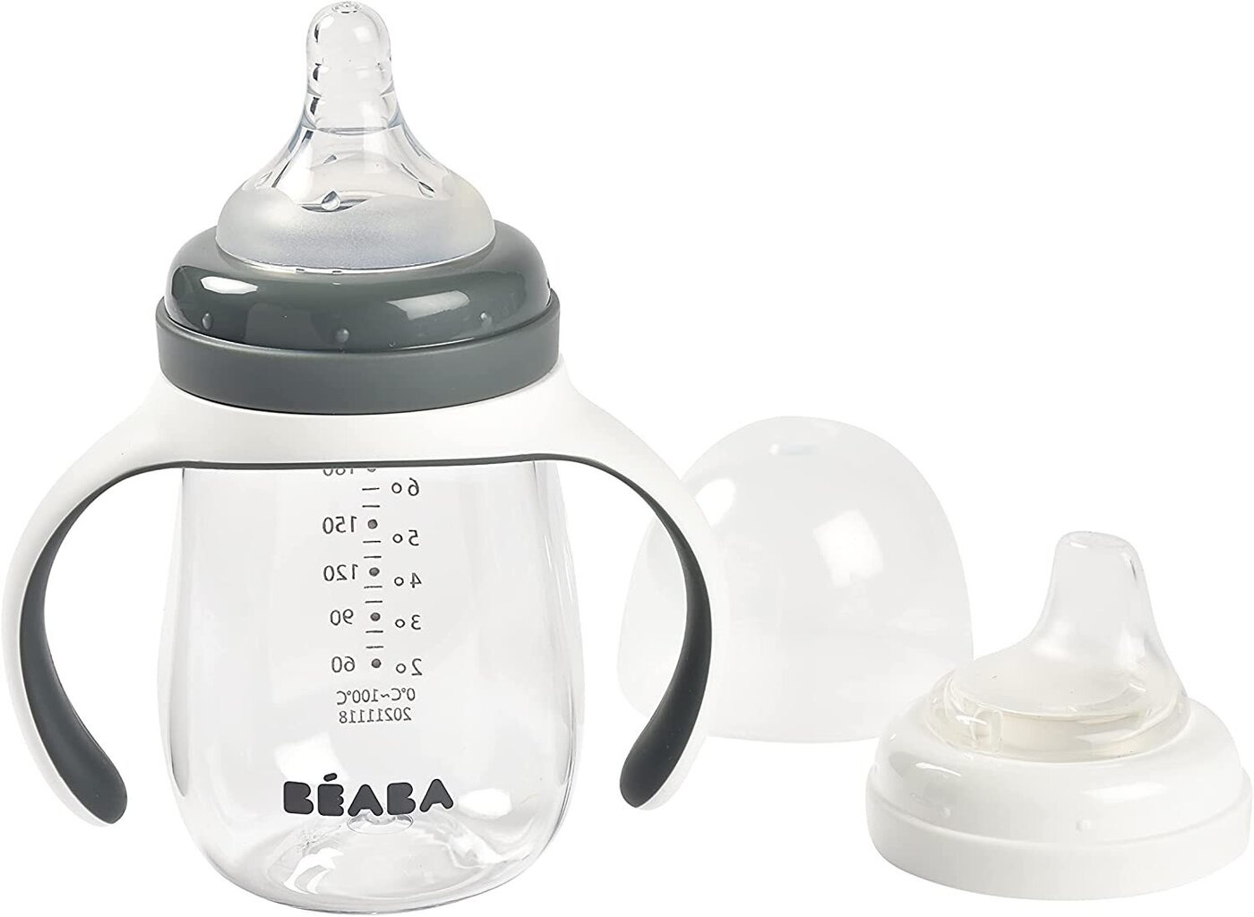 Buteliukas - gertuvė Beaba 2in1, 4+ mėn, 210 ml цена и информация | Buteliukai kūdikiams ir jų priedai | pigu.lt