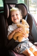 Мягкая подкладка для ремня безопасности автокресла Childhome Teddy, коричневая цена и информация | Аксессуары для автокресел | pigu.lt