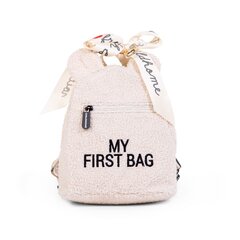 Детский рюкзак Childhome My first bag, Teddy off white цена и информация | Рюкзаки и сумки | pigu.lt
