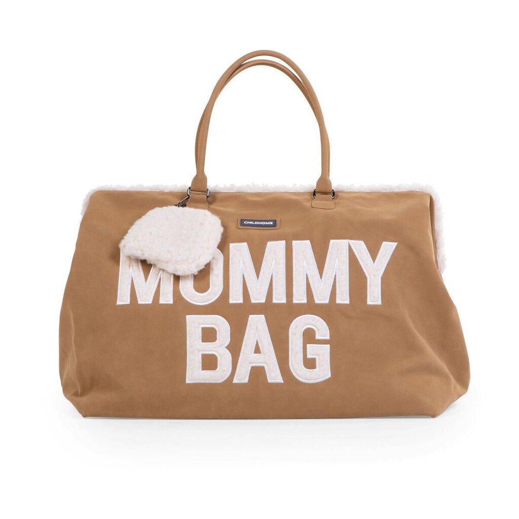 Mamos krepšys Childhome Mommy bag, Suede look kaina ir informacija | Vežimėlių priedai | pigu.lt