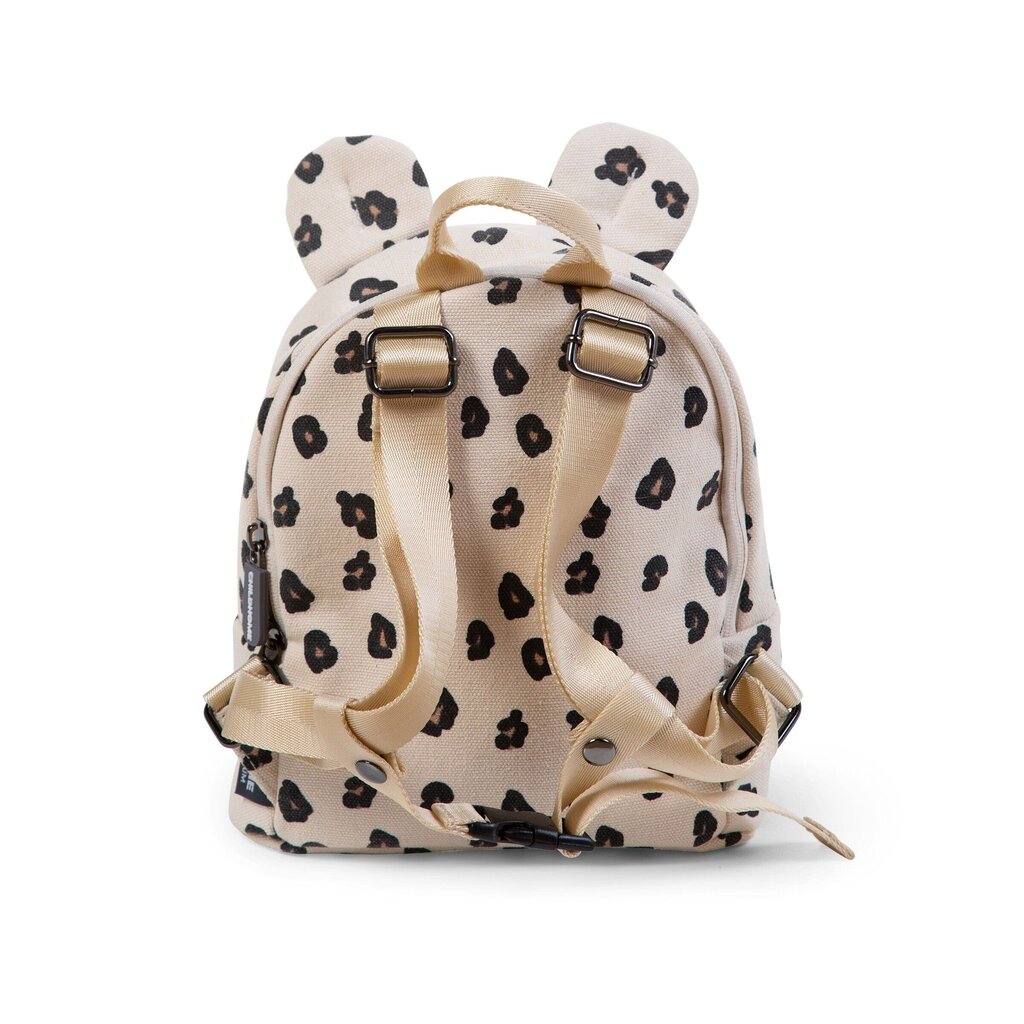 Vaikiška kuprinė Childhome My first bag, canvas leopard kaina ir informacija | Kuprinės ir krepšiai | pigu.lt