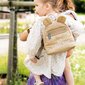 Vaikiška kuprinė Childhome My first bag, puffered beige kaina ir informacija | Kuprinės ir krepšiai | pigu.lt