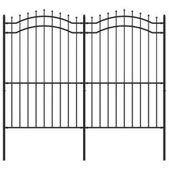 Sodo tvora vidaXL 222 cm kaina ir informacija | Tvoros ir jų priedai | pigu.lt