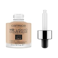 Жидкая основа для макияжа Catrice HD Liquid Coverage Nº 050-rosy ash 30 ml цена и информация | Пудры, базы под макияж | pigu.lt