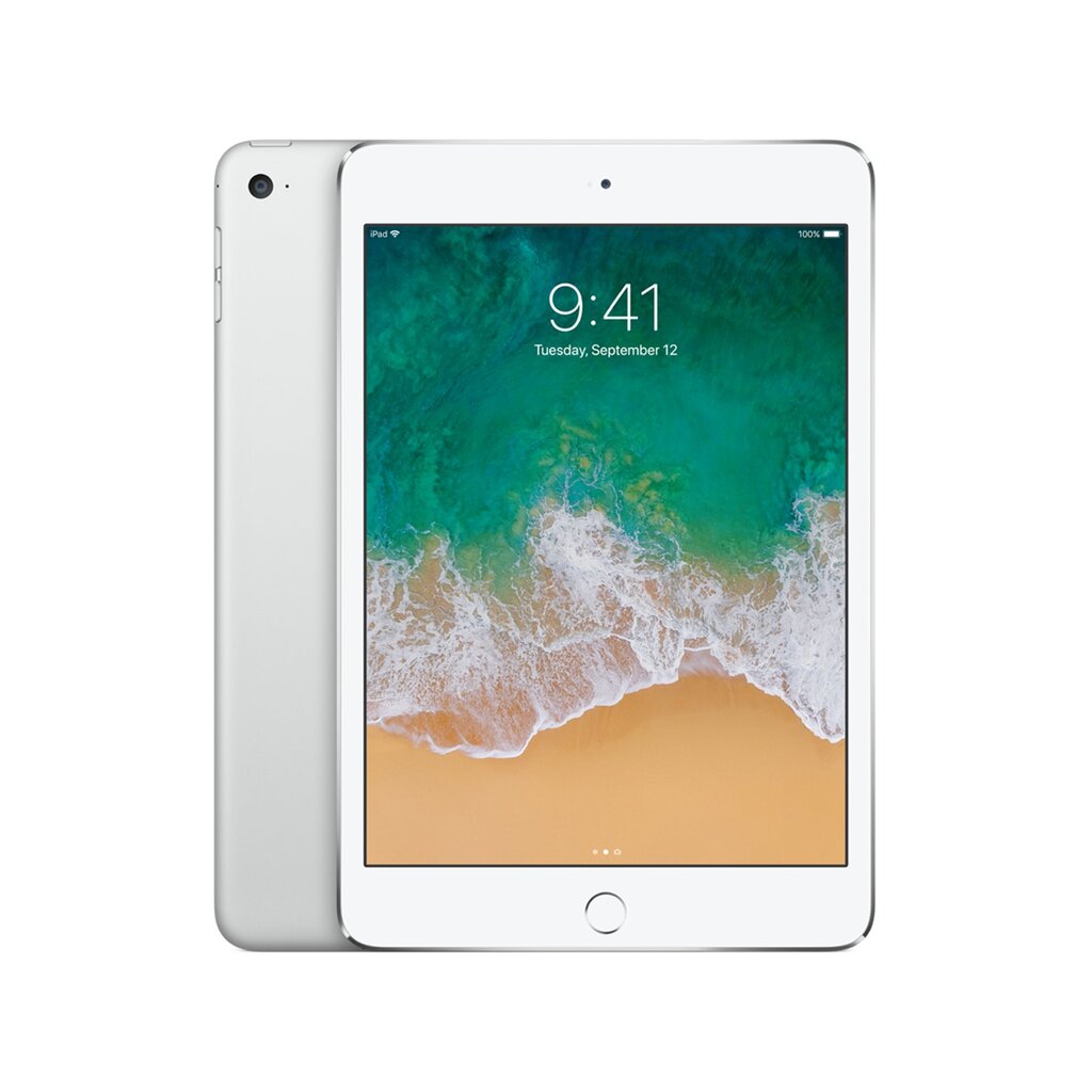 Apple iPad Mini 4 WiFi (128GB), Sidabrinė, MK9P2HC/A kaina ir informacija | Planšetiniai kompiuteriai | pigu.lt