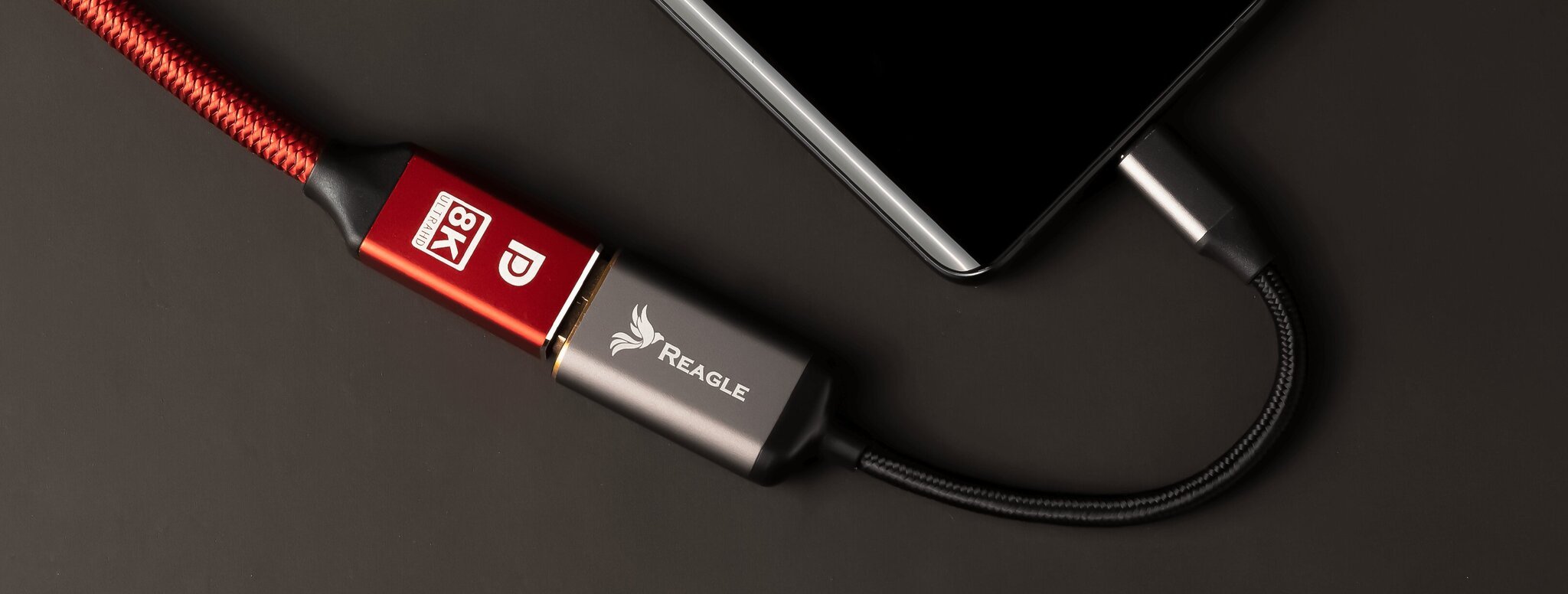 Adapteris Reagle USB-C DisplayPort USB-C kaina ir informacija | Adapteriai, USB šakotuvai | pigu.lt