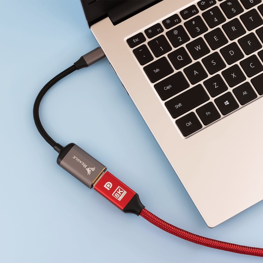 Adapteris Reagle USB-C DisplayPort USB-C kaina ir informacija | Adapteriai, USB šakotuvai | pigu.lt