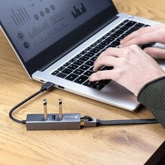 Adapteris Reagle Gigabit LAN Ethernet RJ-45 USB 3.2 Gen 1 kaina ir informacija | Adapteriai, USB šakotuvai | pigu.lt