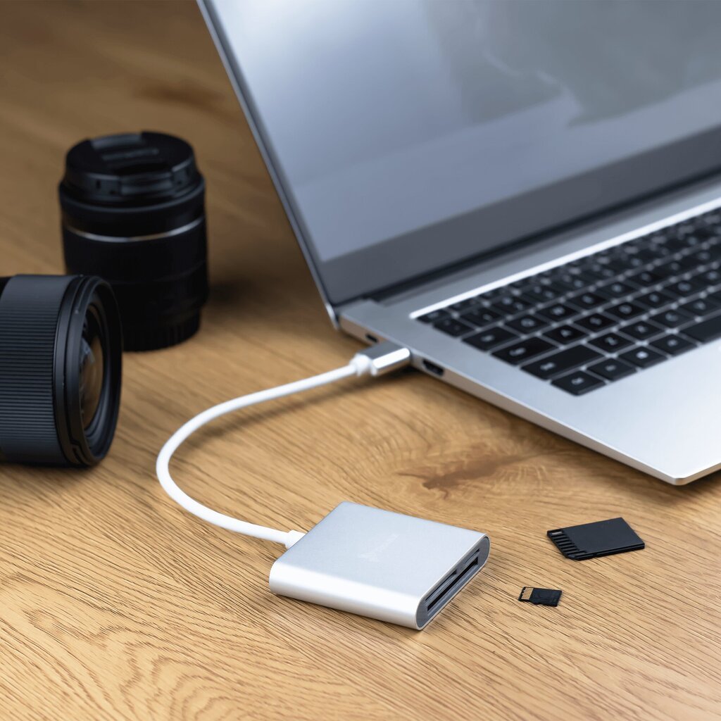 Adapteris Reagle USB 3.1 SD/Micro SD kaina ir informacija | Adapteriai, USB šakotuvai | pigu.lt
