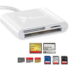 Adapteris Reagle USB 3.1 SD/Micro SD цена и информация | Адаптеры, USB-разветвители | pigu.lt