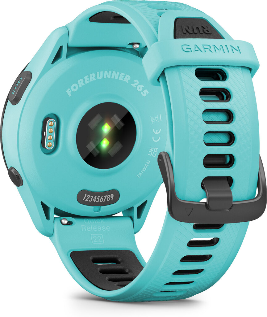 Garmin Forerunner® 265 Aqua/Black 46mm kaina ir informacija | Išmanieji laikrodžiai (smartwatch) | pigu.lt