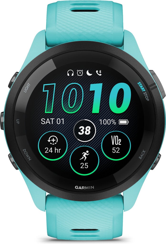 Garmin Forerunner® 265 Aqua/Black 46mm kaina ir informacija | Išmanieji laikrodžiai (smartwatch) | pigu.lt