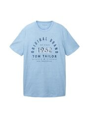 Marškinėliai vyrams Tom Tailor 4066887274060, mėlyni kaina ir informacija | Vyriški marškinėliai | pigu.lt