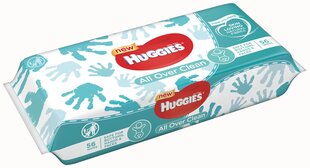 «HUGGIES» влажные салфетки All Over Clean  цена и информация |  Одноразовые пеленки и влажные салфетки | pigu.lt