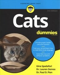 Cats For Dummies, 3rd Edition 3rd Edition цена и информация | Книги о питании и здоровом образе жизни | pigu.lt