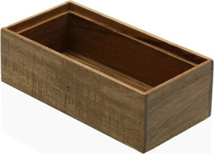Универсальная коробка Versa Маленький 7,7 x 5,1 x 12,2 cm древесина акации Бамбук цена и информация | Кухонная утварь | pigu.lt