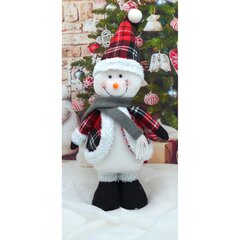 Dekoratyvinis sniego senis, 50 cm kaina ir informacija | Kalėdinės dekoracijos | pigu.lt