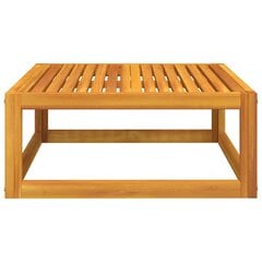 vidaXL Kavos staliukas, 68x68x29cm, akacijos medienos masyvas kaina ir informacija | Lauko stalai, staliukai | pigu.lt