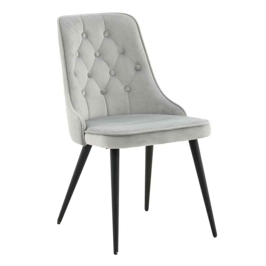 2-ių dalių valgomojo kėdžių komplektas Venture Design, pilkas kaina ir informacija | Virtuvės ir valgomojo kėdės | pigu.lt