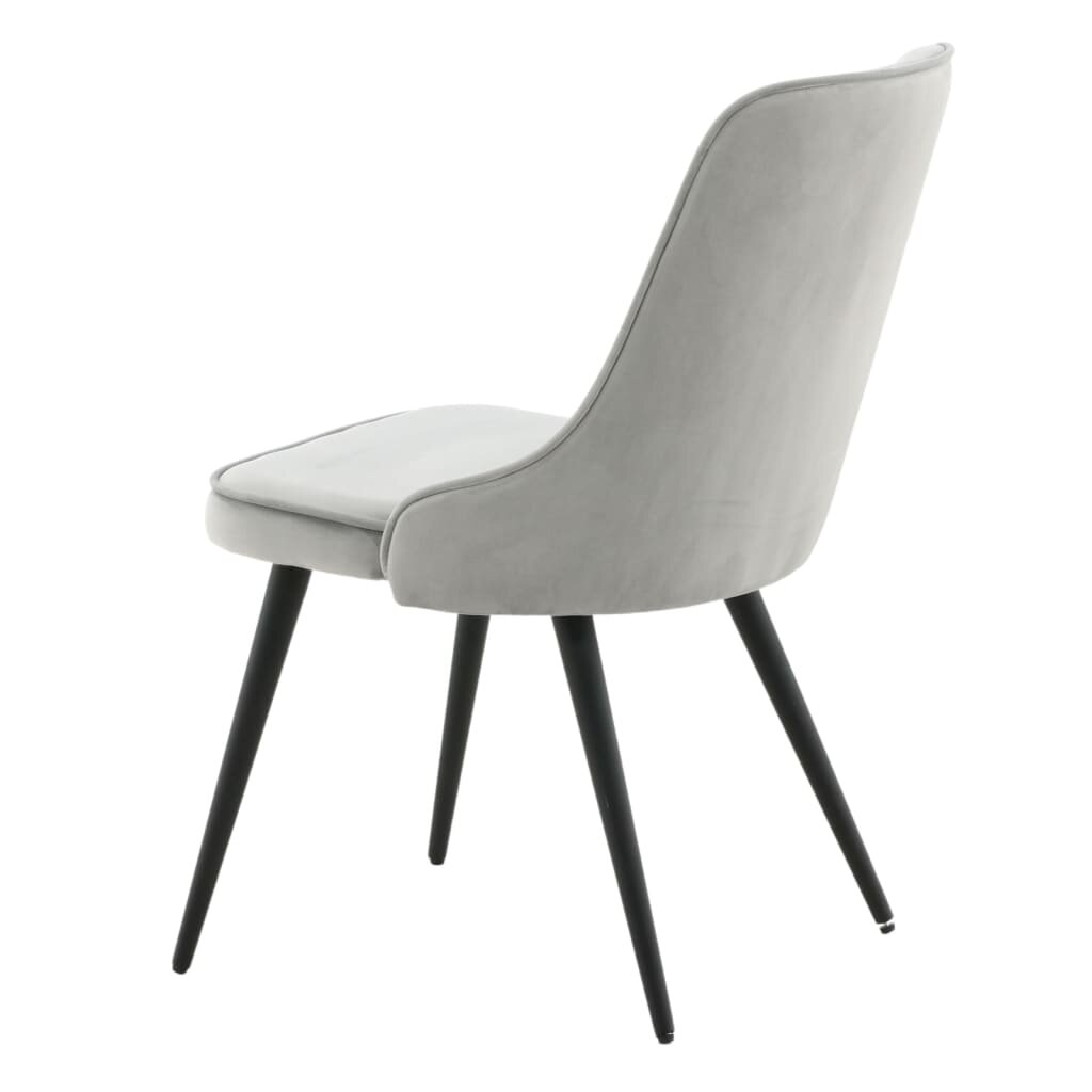 2-ių dalių valgomojo kėdžių komplektas Venture Design, pilkas kaina ir informacija | Virtuvės ir valgomojo kėdės | pigu.lt
