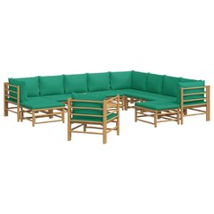 Lauko baldų komplektas vidaXL, žalias/rudas kaina ir informacija | Lauko baldų komplektai | pigu.lt