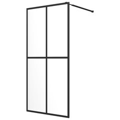 Dušo sienelė vidaXL, 100x195 cm kaina ir informacija | Dušo durys ir sienelės | pigu.lt