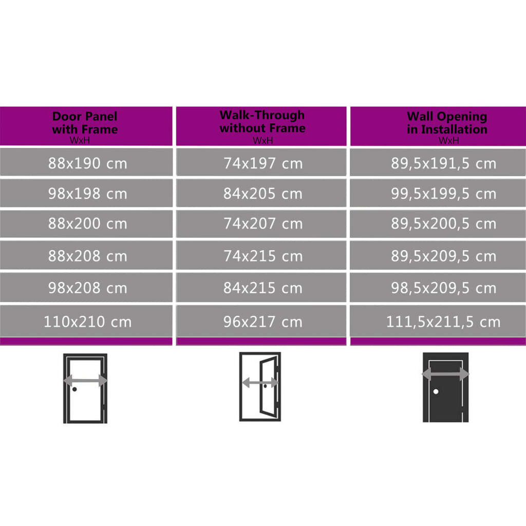 vidaXL Priekinės durys baltos spalvos 88x200cm 3187911 kaina ir informacija | Vidaus durys | pigu.lt