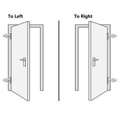 vidaXL Priekinės durys baltos spalvos 88x200cm 3187921 kaina ir informacija | Vidaus durys | pigu.lt