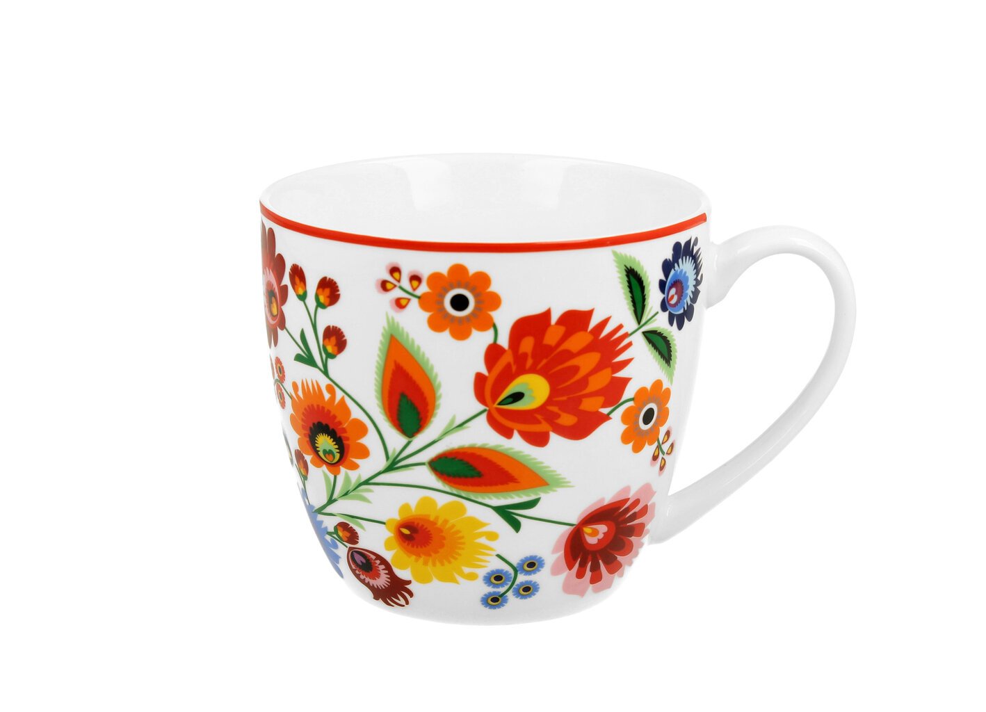Porcelianinis puodelis Gėlės, 460 ml цена и информация | Originalūs puodeliai | pigu.lt