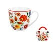 Porcelianinis puodelis Gėlės, 460 ml kaina ir informacija | Originalūs puodeliai | pigu.lt