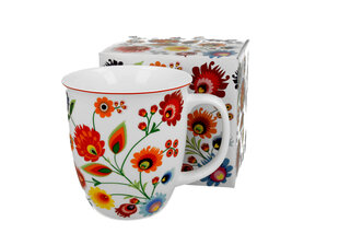 Фарфоровая чашка Цветы, 650 мл цена и информация | Оригинальные кружки | pigu.lt