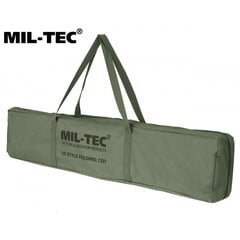 Sulankstoma lova MIL-TEC Olive, 210 x 70 x 42 cm kaina ir informacija | Turistiniai baldai | pigu.lt