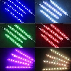 Automobilio salono apšvietimas SMD RGB LED цена и информация | Автомобильные лампочки | pigu.lt