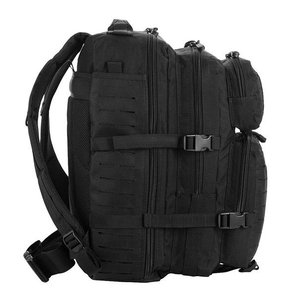 Kuprinė M-Tac Large Assault Laser Cut, 40 L, juoda kaina ir informacija | Turistinės ir kelioninės kuprinės | pigu.lt