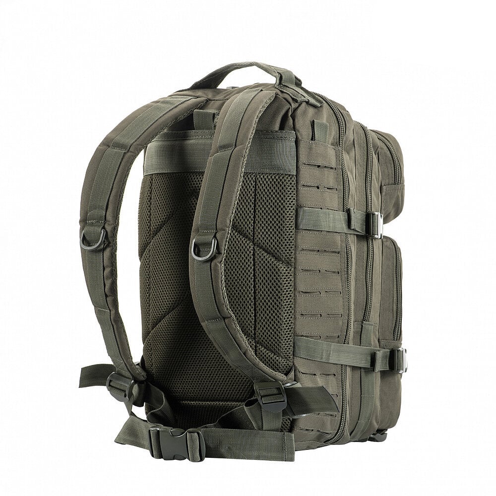 Turistinė kuprinė M-Tac Large Assault Laser Cut, 40L, žalia kaina ir informacija | Turistinės ir kelioninės kuprinės | pigu.lt