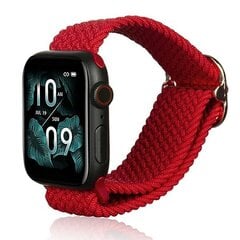 Beline pasek Apple Watch Textile 38|40|41mm czerwony |red цена и информация | Аксессуары для смарт-часов и браслетов | pigu.lt