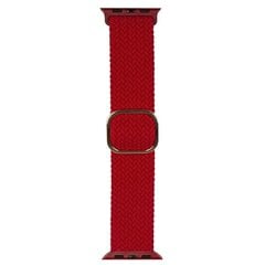Beline pasek Apple Watch Textile 42|44|45|49mm czerwony |red цена и информация | Аксессуары для смарт-часов и браслетов | pigu.lt
