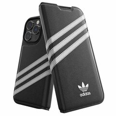 Adidas OR Booklet Case PU iPhone 14 Pro black|white 50196 цена и информация | Чехлы для телефонов | pigu.lt