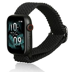 Beline pasek Apple Watch Textile 38|40|41mm czarny |black цена и информация | Аксессуары для смарт-часов и браслетов | pigu.lt