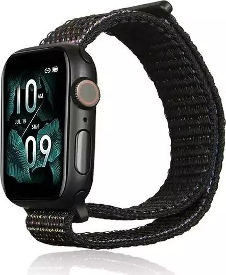 Beline Watch Nylon Black kaina ir informacija | Išmaniųjų laikrodžių ir apyrankių priedai | pigu.lt