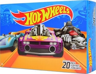 Mašinėlių rinkinys Hot Wheels Diecast Cars, 20 d. kaina ir informacija | Žaislai berniukams | pigu.lt