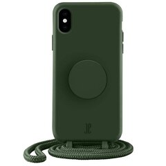 Etui JE PopGrip iPhone X|XS zielony|greener pastures 30015 (Just Elegance) цена и информация | Чехлы для телефонов | pigu.lt